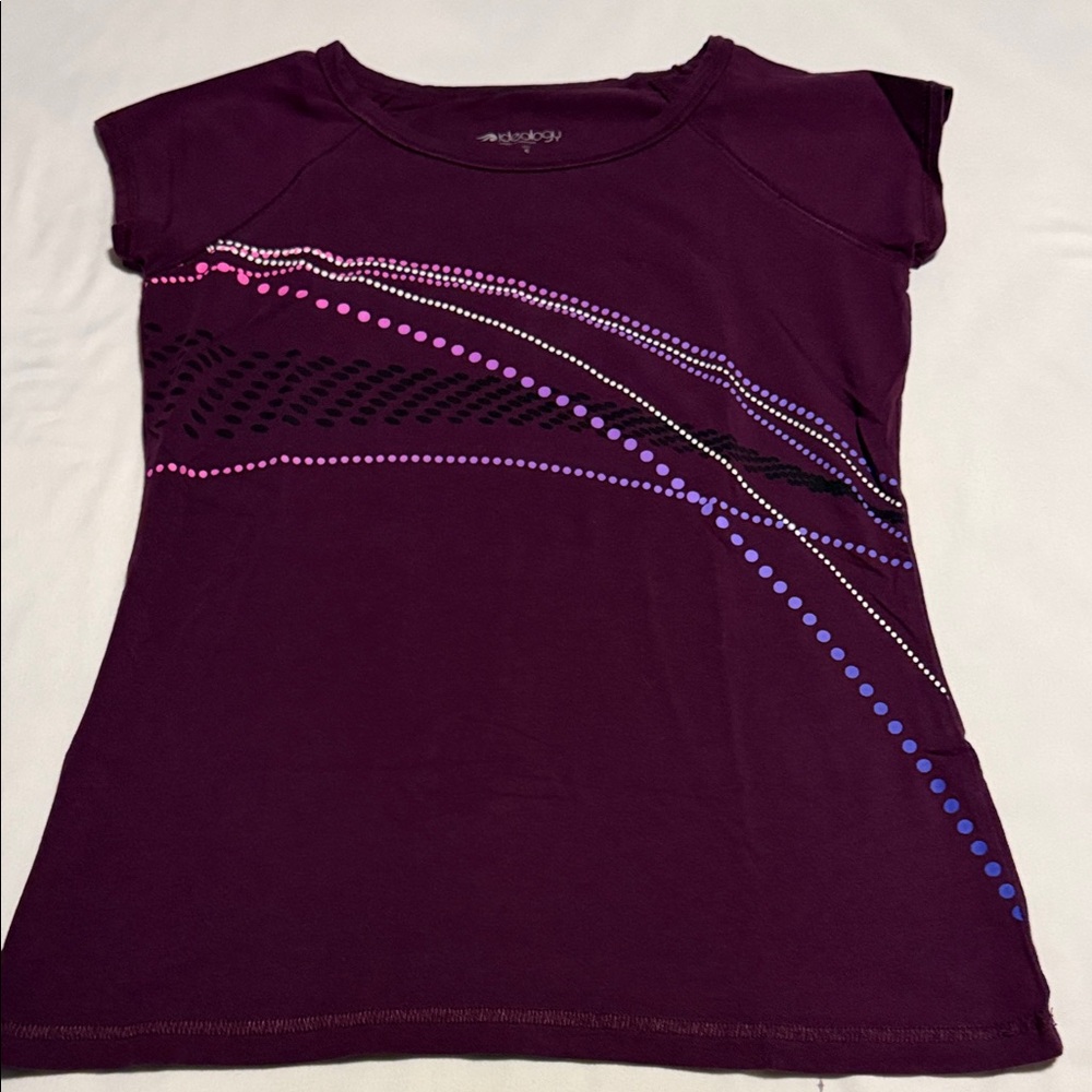 Ideology Purple Graphic Tee